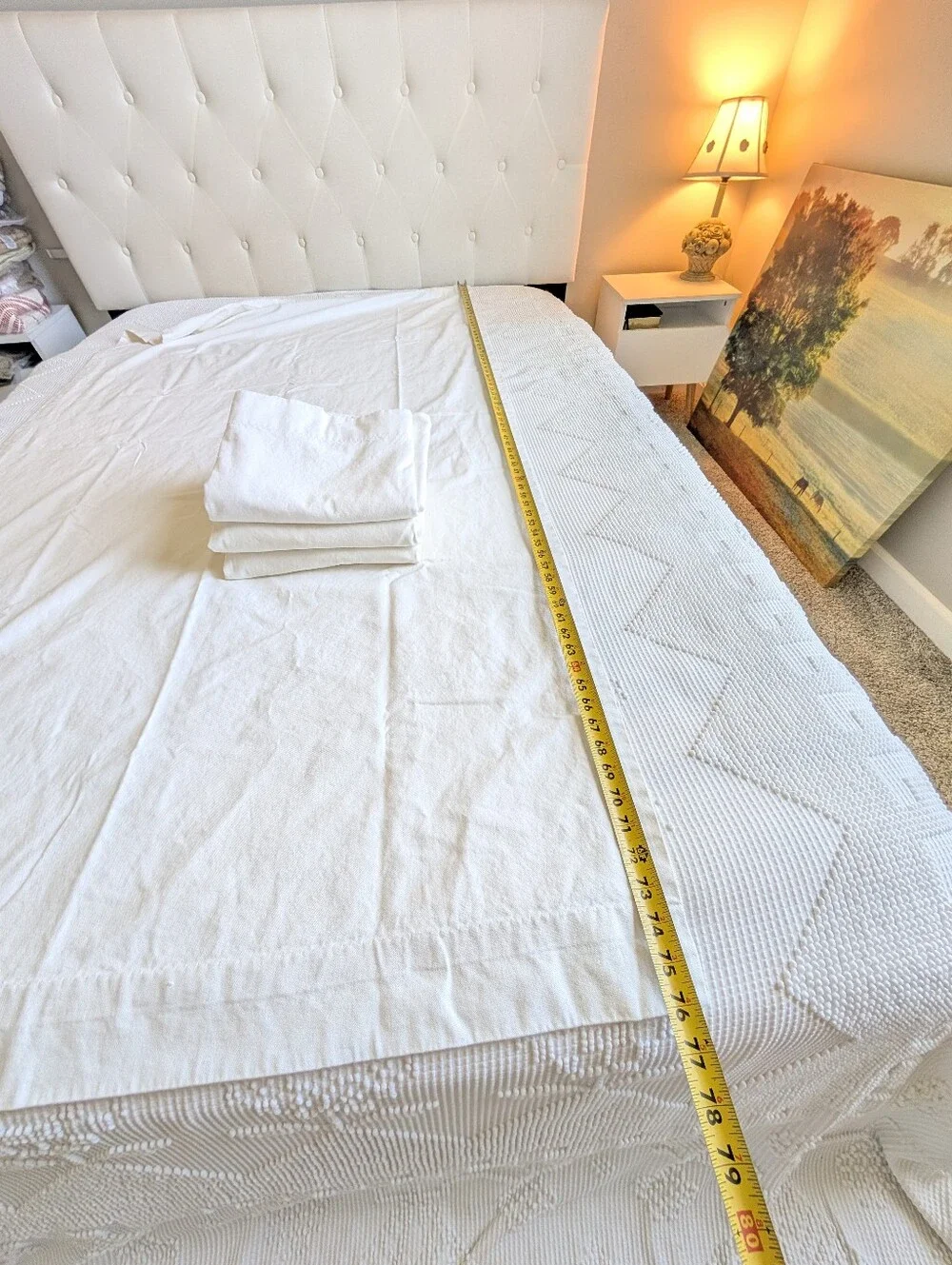 4 Linden Street Cream Cotton Curtain Panels  76